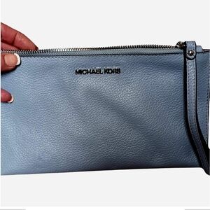 Michael Kors Powder Blue Wristlet